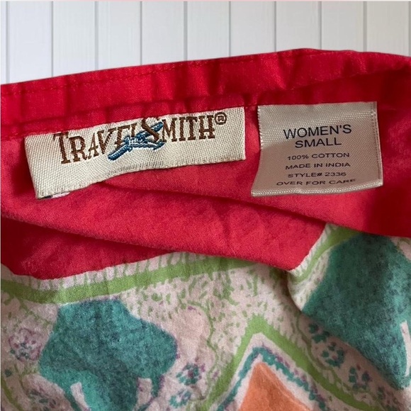 TravelSmith Bohemian Wrap Sequin Floral Midi Skirt - Picture 3 of 9